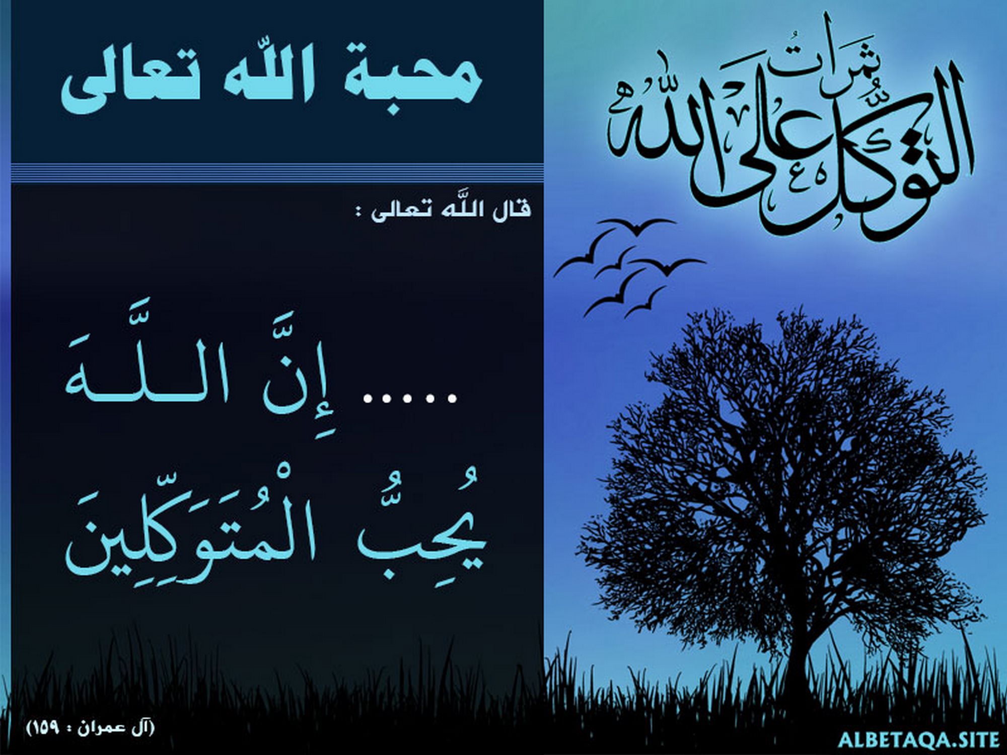 ﻿ثمرات التوكل على الله - محبة الله تعالى