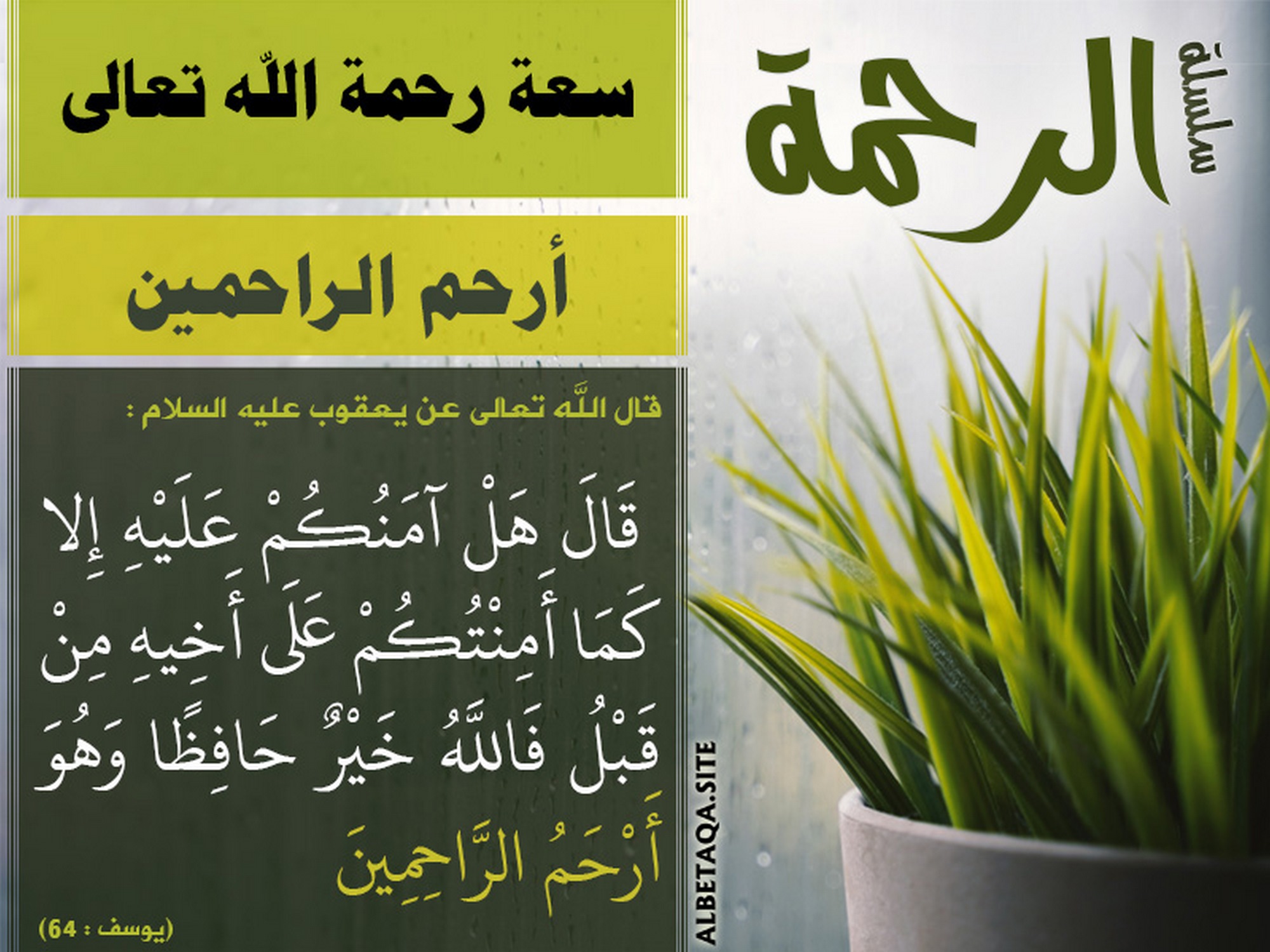 سعة رحمة الله تعالى - أرحم الراحمين