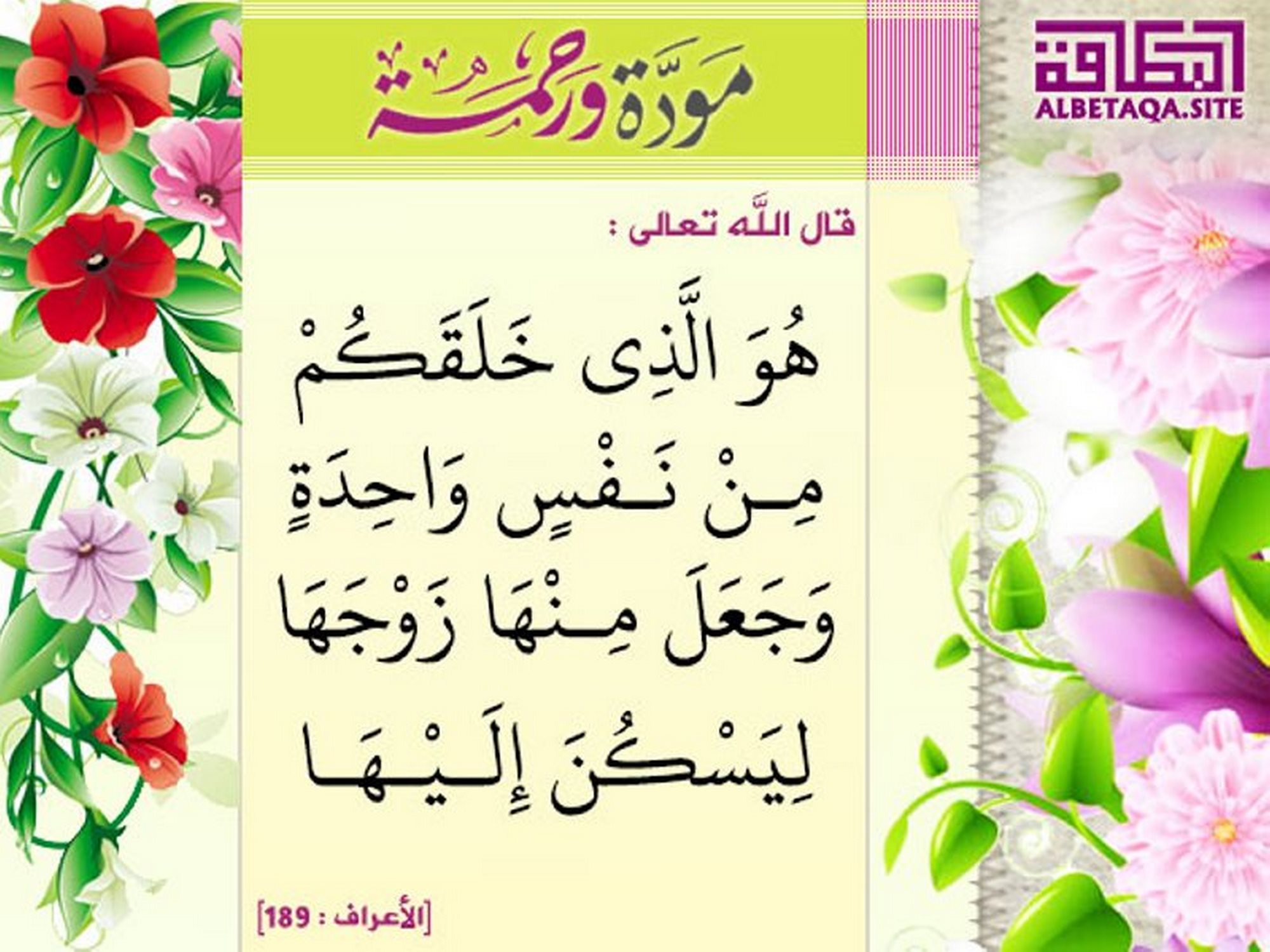 خلقكم من نفس واحدة