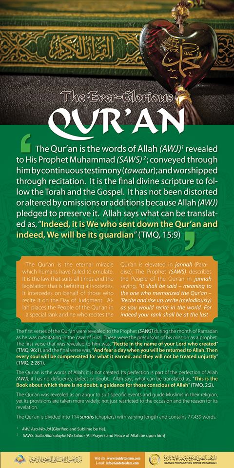 The ever Glorious Quran