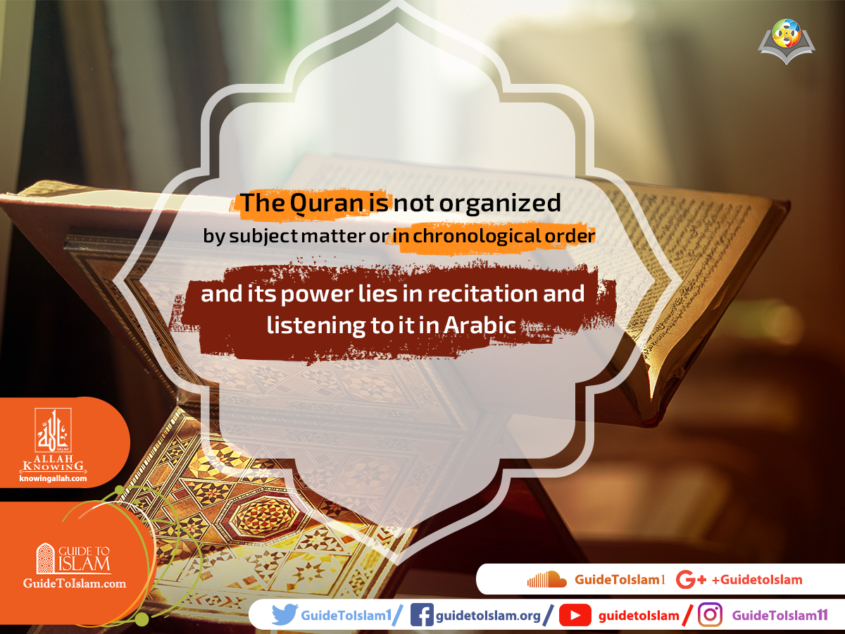 The Quran was written down by select scribes