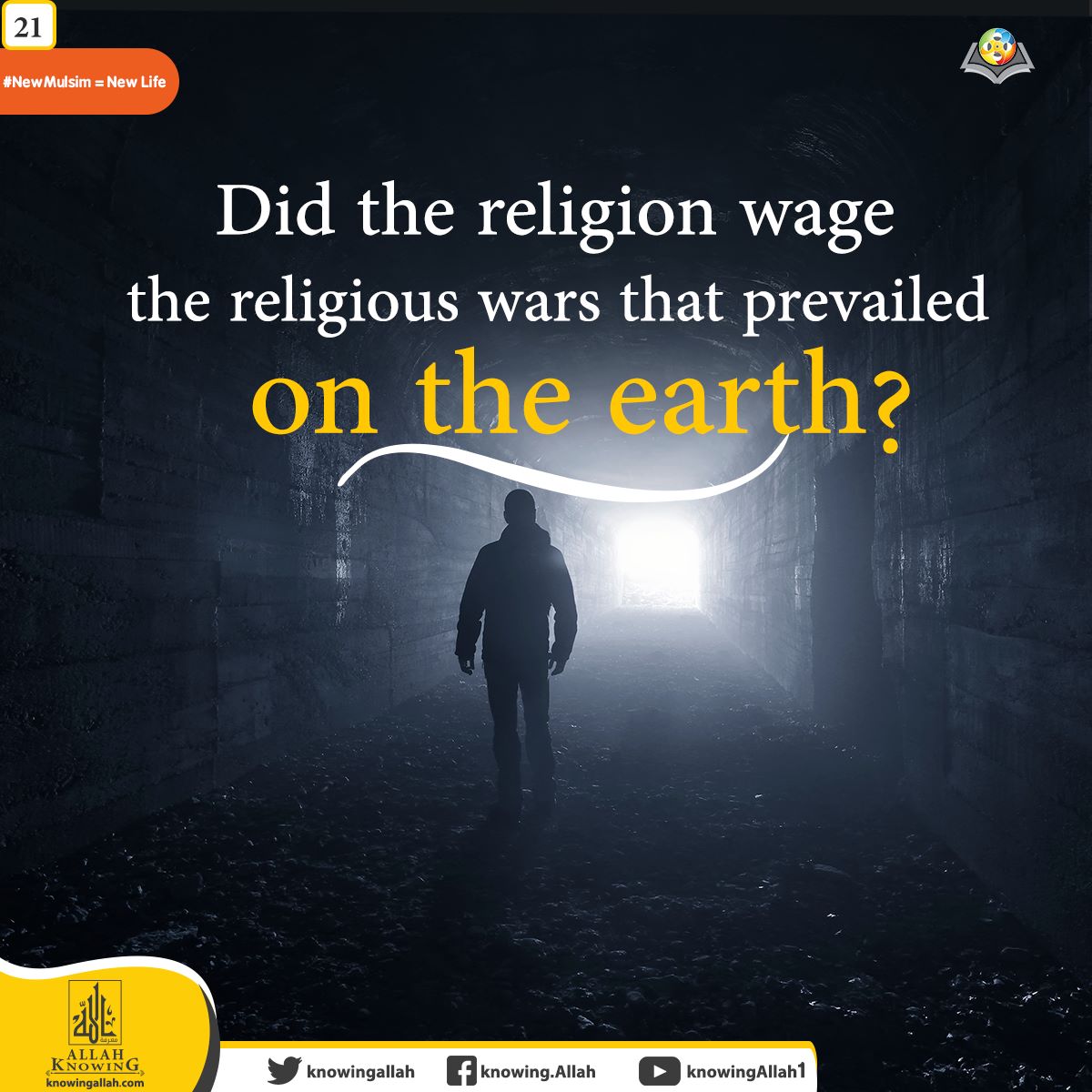 Did the religion wage the religious wars that prevailed on the earth?