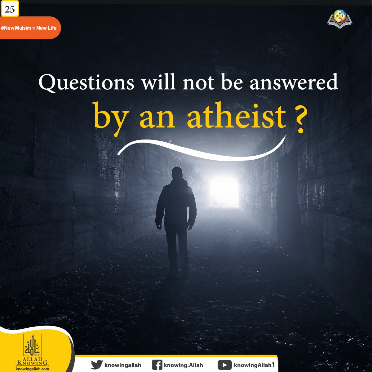 Questions will not be answered by an atheist?